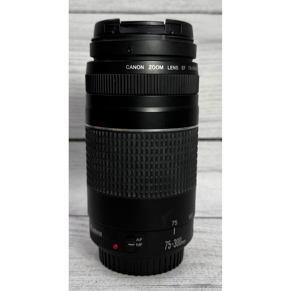 Canon EF 75-300mm f/4-5.6 III Telephoto Zoom Lens for Canon DSLR Cameras Black